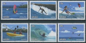 Aruba Sports Stamps 2018 MNH Watersports Water Sport Surfing Kayaking 6v Set 