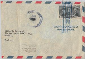 58626  -  HONDURAS  - POSTAL HISTORY: COVER to ITALY - 1958