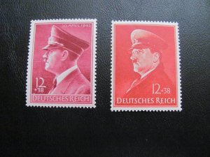 GERMANY 1940S MNH HITLER'S BIRTHDAY 2 SETS XF  (120)