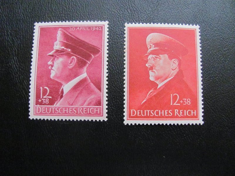 GERMANY 1940S MNH HITLER'S BIRTHDAY 2 SETS XF  (120)