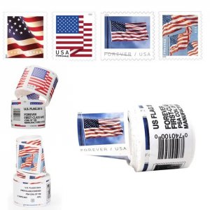 2017/2018/2019/2022/2023 Forever Stamps 10 Rolls 1000 pcs ，Random delivery