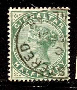Gibraltar Stamp #8 USED  FU SINGLE