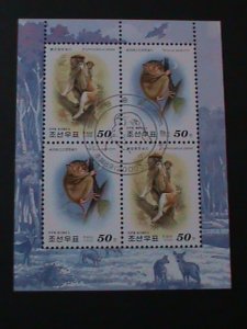 ​KOREA-2000 SC#4027a- PATAS MONKIES-CTO-S/S-VERY FINE-WE SHIP TO WORLDWIDE