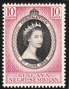 Malaya Negri Sembilan 63 -  FVF MNH