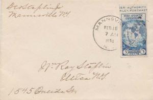 United States York Mannsville 1934 numeral duplex  3c Byrd National Stamp Exh...