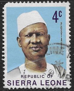 Sierra Leone #424 4c Pres Siaka Stevens