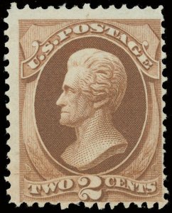 Scott #146 Mint, Dist. Gum, Great Color, Cert. Included, Cat's $325 as Hinged