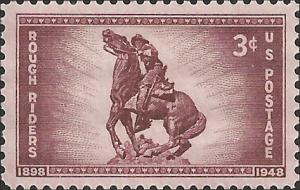 # 973 MINT NEVER HINGED ROUGH RIDERS