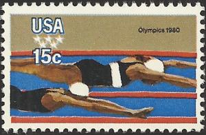 # 1792 MINT NEVER HINGED SWIMMING