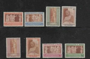 URUGUAY #556-562 1948 RODO MONUMENT MINT VF NH O.G