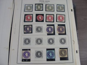 US, accumulation of Stamps & others hinged/mounted on remainder pages, others