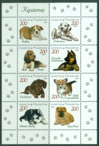 Kazakhstan 2019 Dogs Puppies MS MUH
