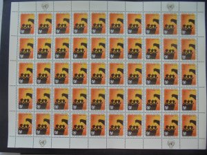 Scott #0097995 10 UN SHEET UNIES -3CENTS X 50 OGNHM--1961