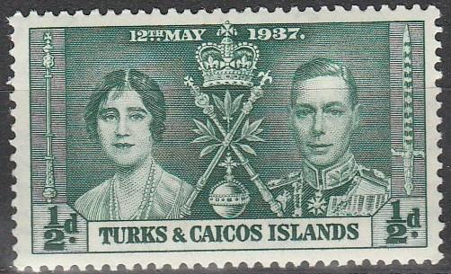 Turks & Caicos Is #75 F-VF Unused  (S3519)