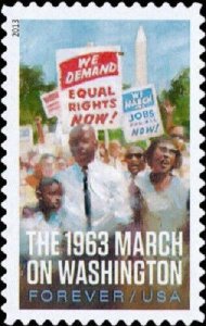 2013 46c The 1963 March on Washington, Jobs & Freedom Scott 4804 Mint F/VF NH