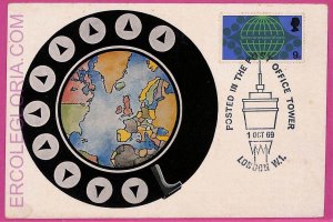 ag3535 - Great Britain - POSTAL HISTORY - Maximum Card - 1982 TELECOMMUNICATIONS-