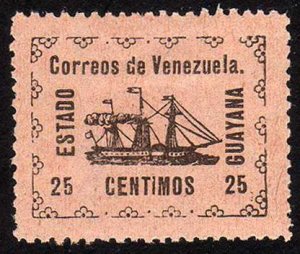 1903 - Venezuela - Guyana - Scott 03 - 25 c. - MLH