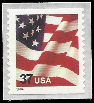 #3632c 37c US Flag Coil Single 2004 Mint NH