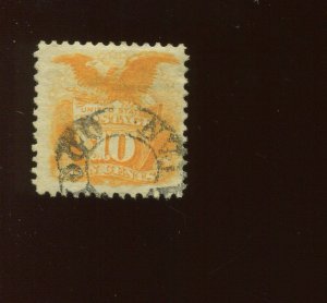 116 Eagle and Shield Used Stamp with Hiogo Japan Cancel (Stock Bx 864)