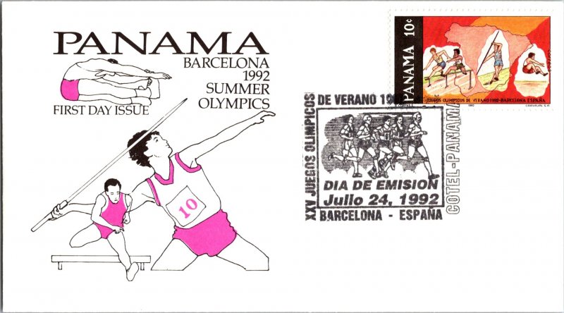 Panama, Olympics, Worldwide First Day Cover