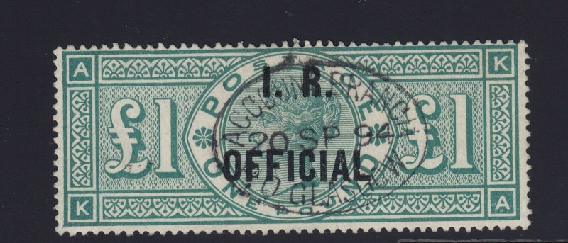 GB Scott # O15 ( SG O16 ) VF used Nice with cert SCV $2600 ! see pic !