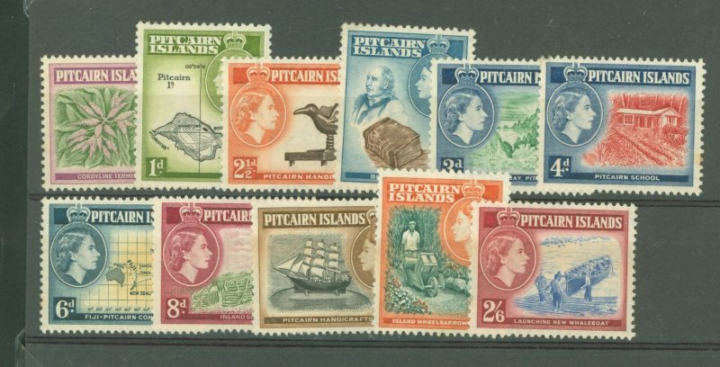 Pitcairn Islands #20-30 Mint (NH) Single (Complete Set)