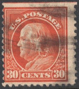 SC#516 30¢ Franklin Single (1917) Used