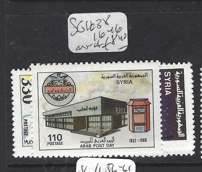 SYRIA  (P2609B)    SG 1638, 1646          MNH