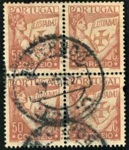 PORTUGAL #508 USED BLOCK OF 4 - 1931 - PORT044NS11