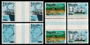 Tuvalu Scott 54-57 Mint never hinged.