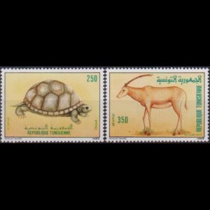 TUNISIA 1989 - Scott# 961-2 Fauna Set of 2 NH