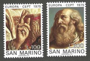 San Marino 858-859 Complete Mint SC:$1.30