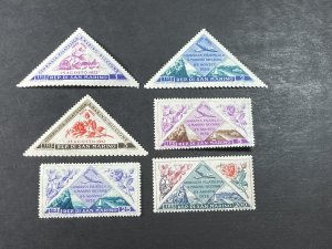 SAN MARINO # C82-C87--MINT NEVER/HINGED----COMPLETE SET---AIR-MAIL--1952