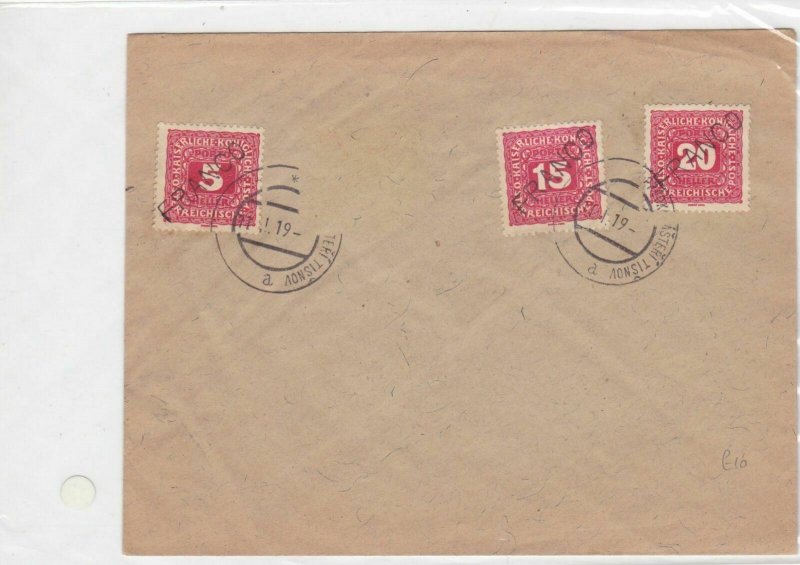 austria 1919 stamps cover Ref 9941