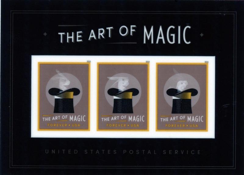 US  5306a  Art of Magic Disappearing Rabbits - Forever Souv Sht of 3 - MNH - 