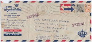 New Orleans, La to Guatemala City, Guatemala 1970 Airmail Special Del. (52643)