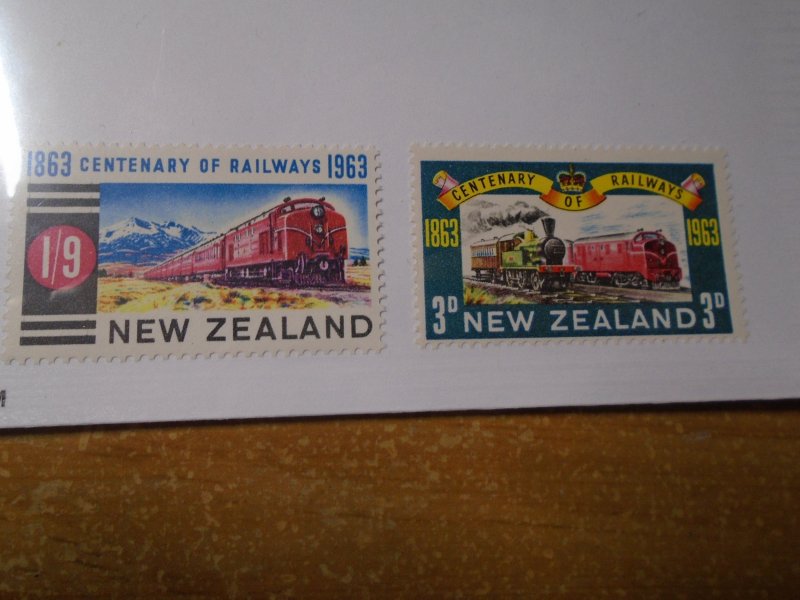 New Zealand  #  372-63  MNH