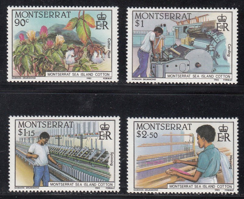 Monserrat Scott #569-572 MNH