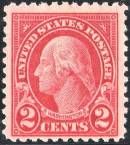 SC#554 2¢ Washington Single (1925) MNH