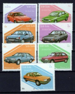 Laos 797-803 MNH Automobiles Cars Transportation ZAYIX 0224S0249