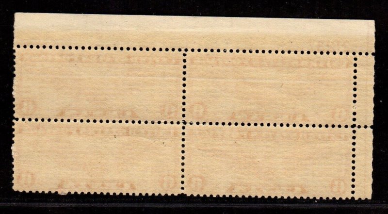 C19  U.S. Airmail  Plate Block Mint, o.g., never hinged 