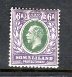 SOMALILAND PROTECTORATE 57 MH KGV