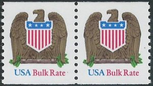 Scott: 2604 United States - Eagle and Shield - Coil Pair - MNH