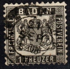 Baden #19 F-VF  Used CV $15.00  (X4064)