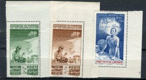 FRENCH COLONIES; 1942-43 early Child Welfare + MINT MNH SET, Oceanie