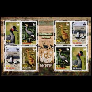 GAMBIA 2006 - Scott# 3014e S/S WWF-Birds NH