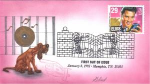 #2721 Elvis Presley Glad FDC