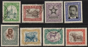 Liberia Sc #214-221 Used