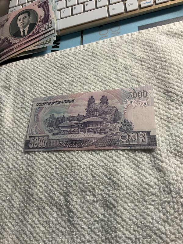 NORTH KOREA.2006-BANKNOTE..5000 WON.UNCIRCULATED