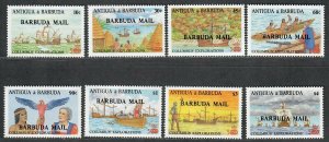 $Barbuda Sc#962-969 M/NH, complete set, Cv. $59.75